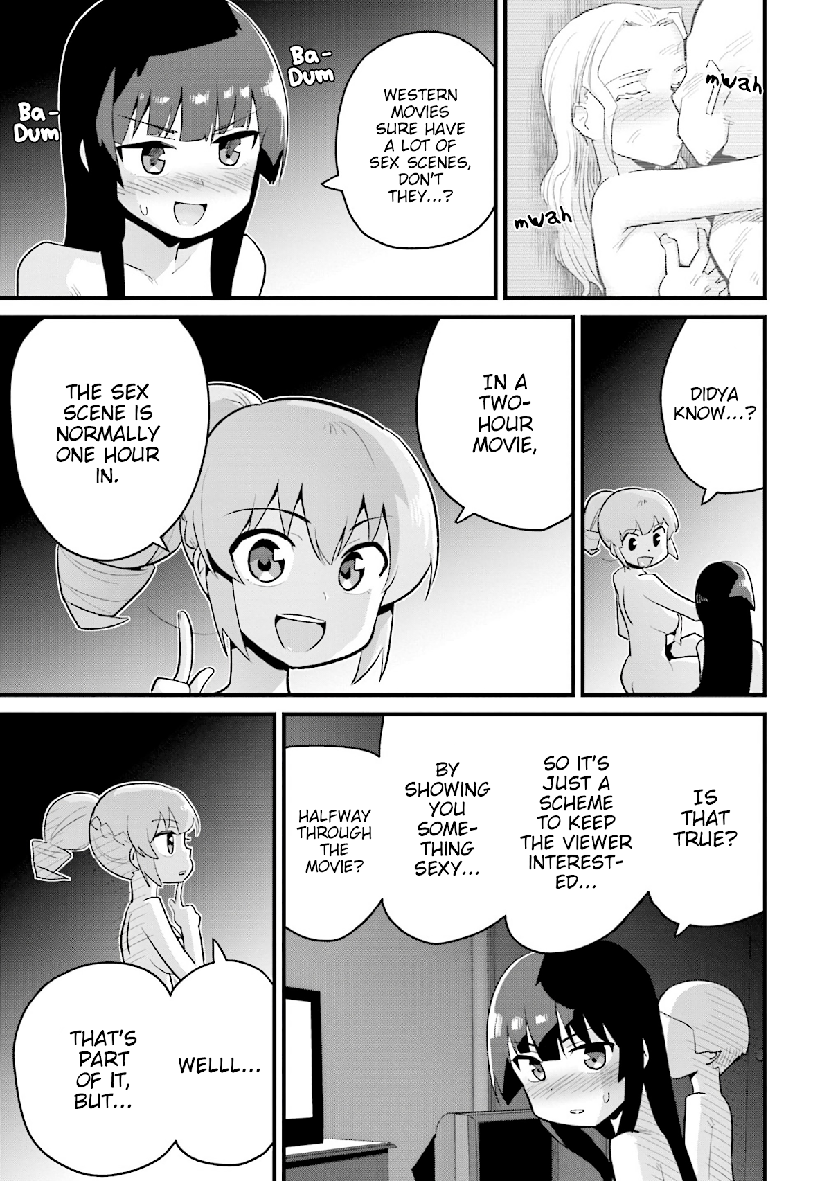 Uso-Bitch Senpai Chapter 23 page 3 - Chapter 23: Senpai & the Sex Scene
