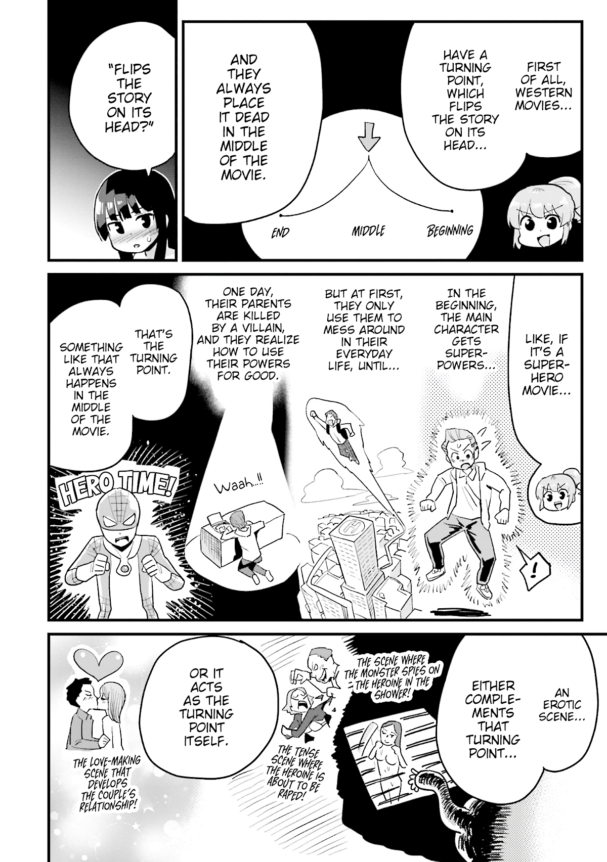 Uso-Bitch Senpai Chapter 23 page 4 - Chapter 23: Senpai & the Sex Scene