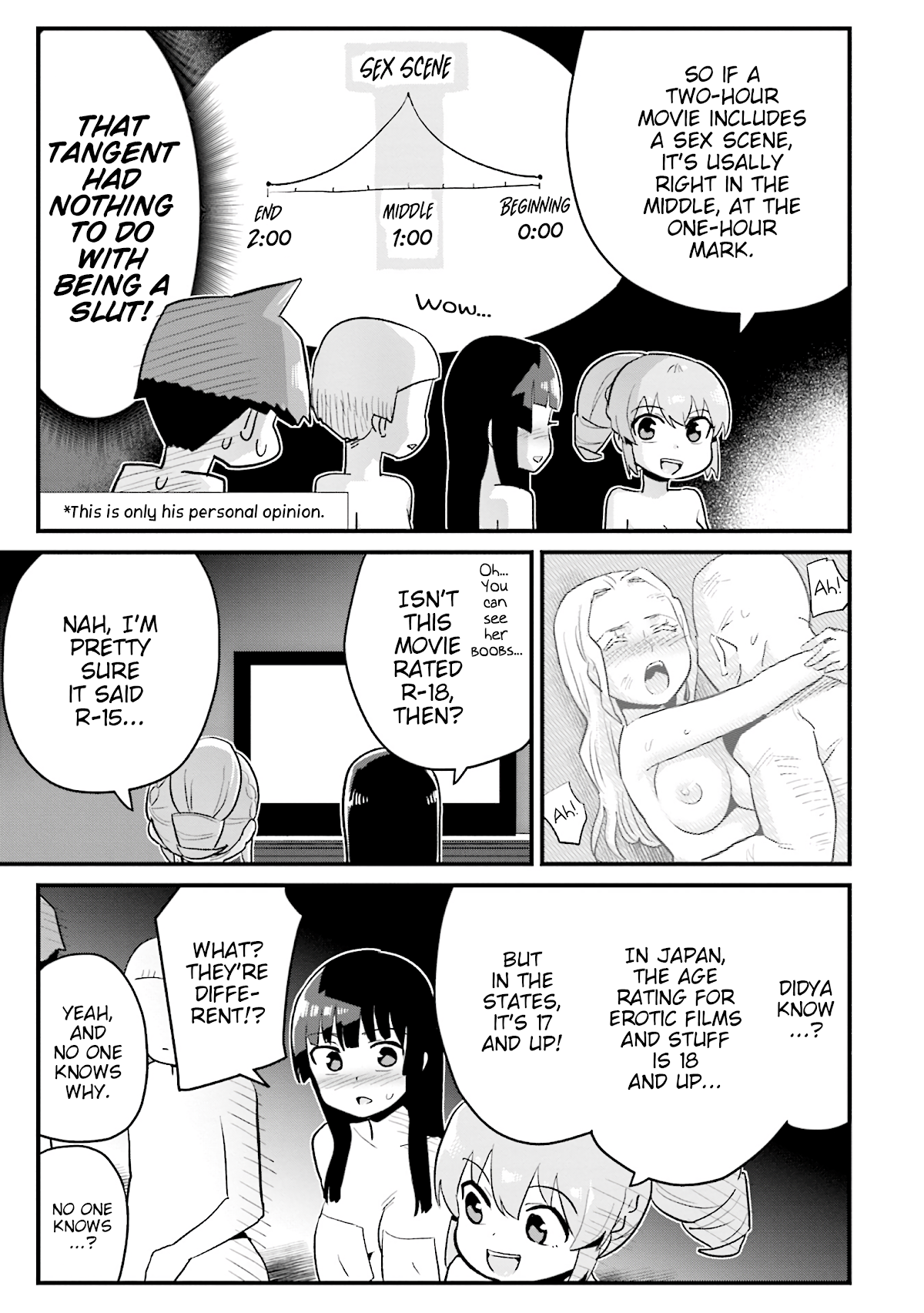 Uso-Bitch Senpai Chapter 23 page 5 - Chapter 23: Senpai & the Sex Scene