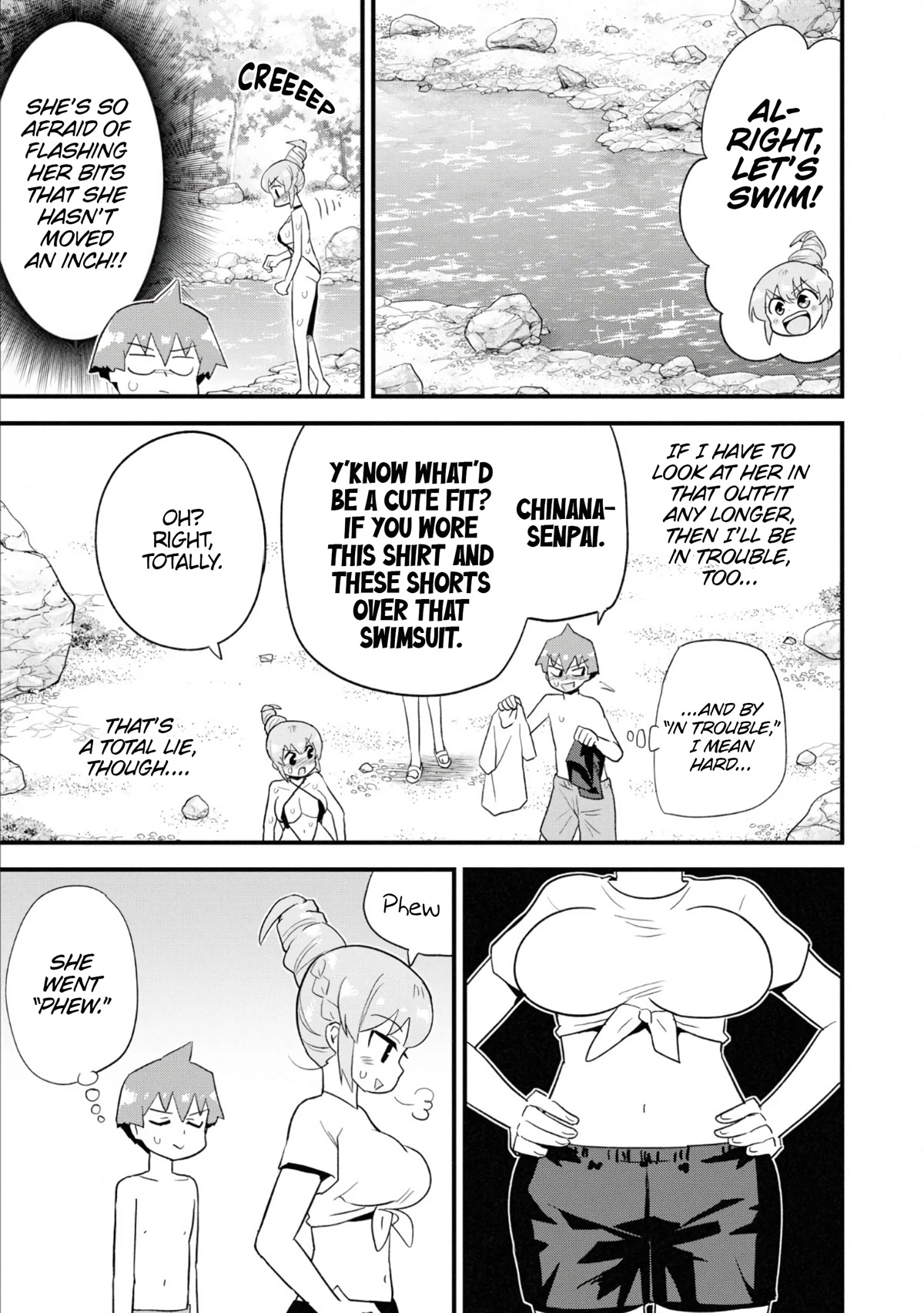 Uso-Bitch Senpai Chapter 26 page 5 - Chapter 26: Senpai & the River