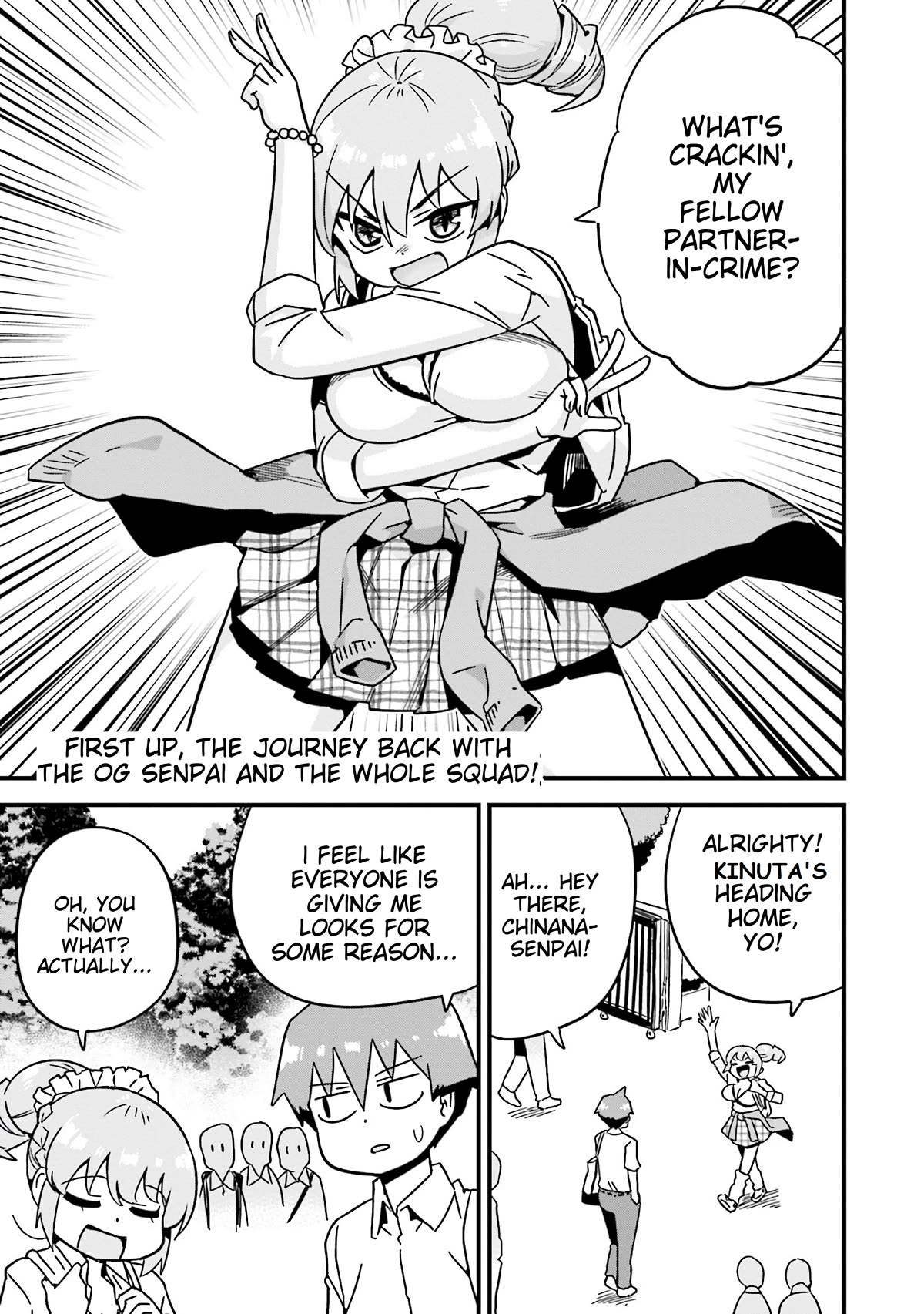Uso-Bitch Senpai Chapter 28 page 1 - Chapter 28
