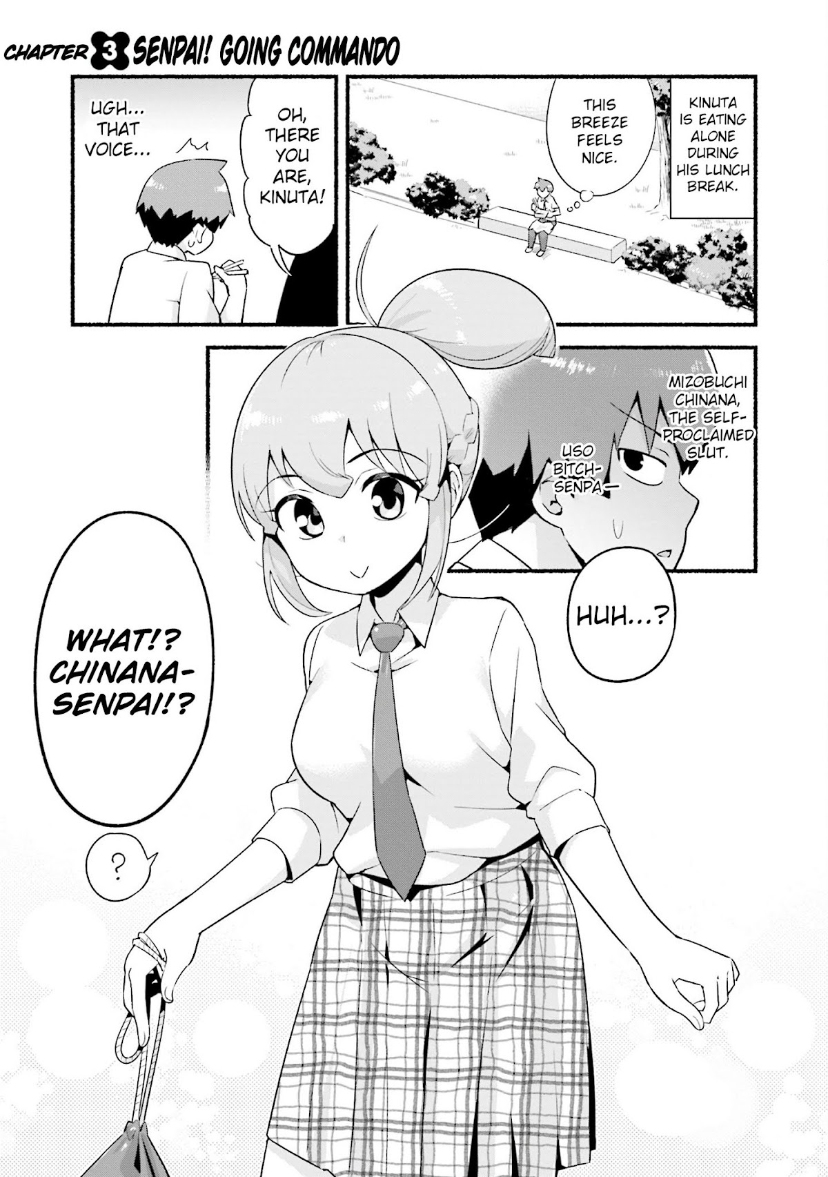 Uso-Bitch Senpai Chapter 3 page 1 - Chapter 3