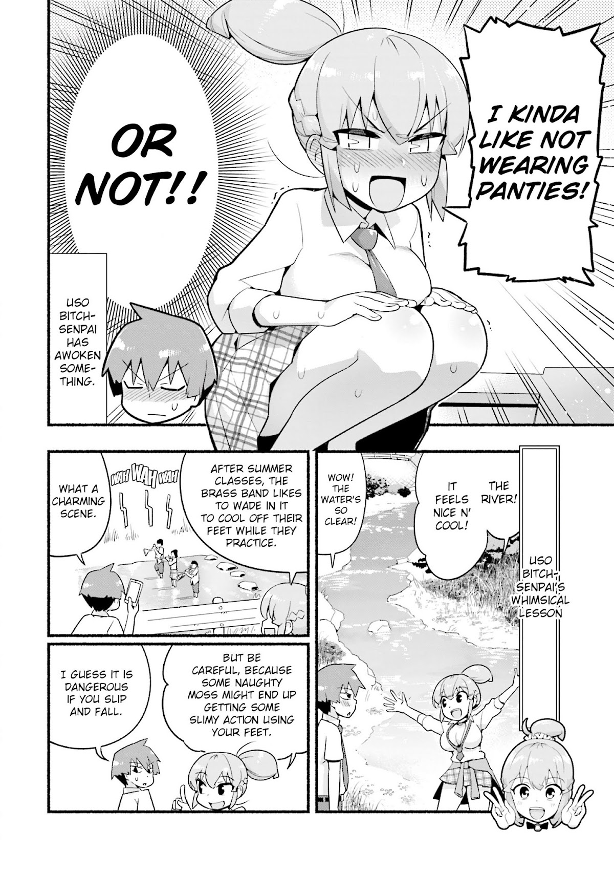 Uso-Bitch Senpai Chapter 3 page 12 - Chapter 3