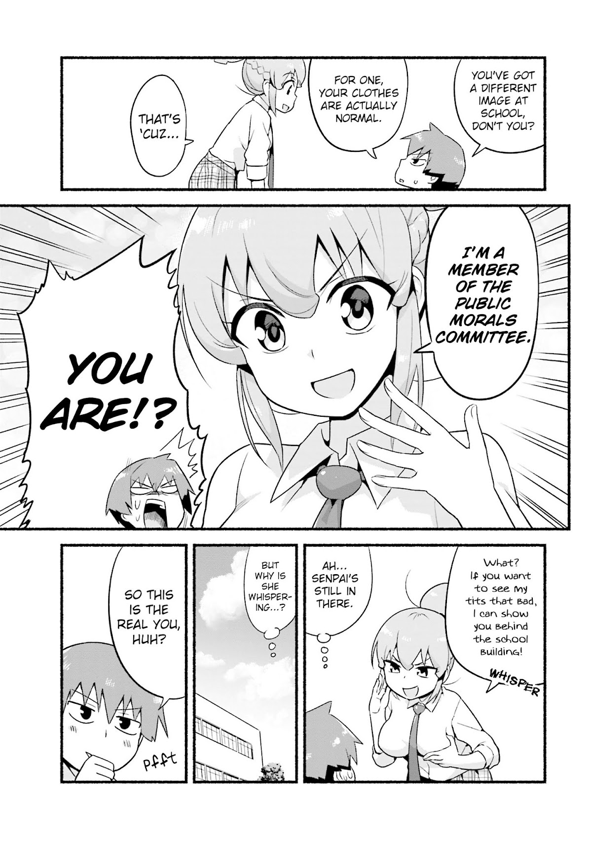 Uso-Bitch Senpai Chapter 3 page 3 - Chapter 3