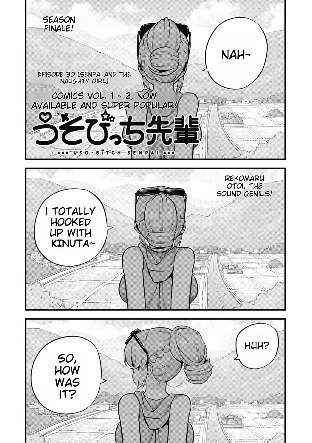 Uso-Bitch Senpai Chapter 30 page 1 - Chapter 30: Senpai and the Naughty Girl [END]