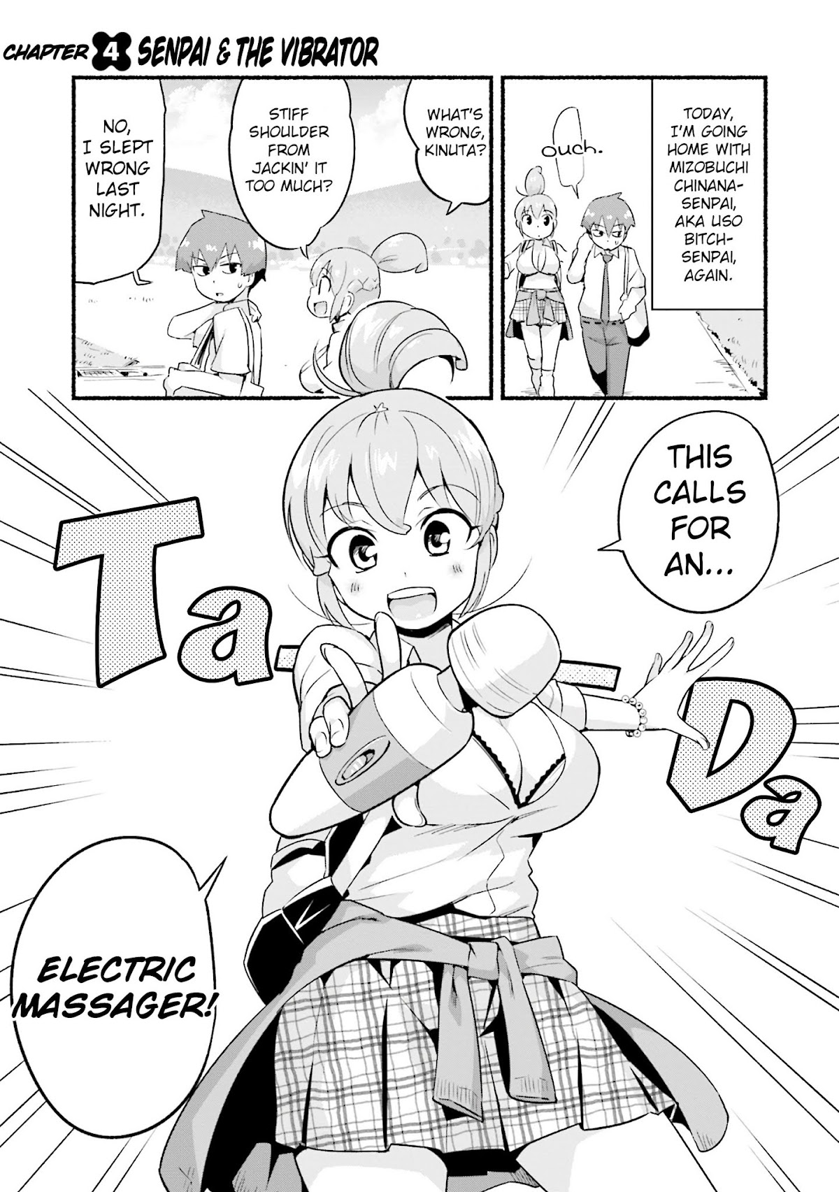 Uso-Bitch Senpai Chapter 4 page 1 - Chapter 4