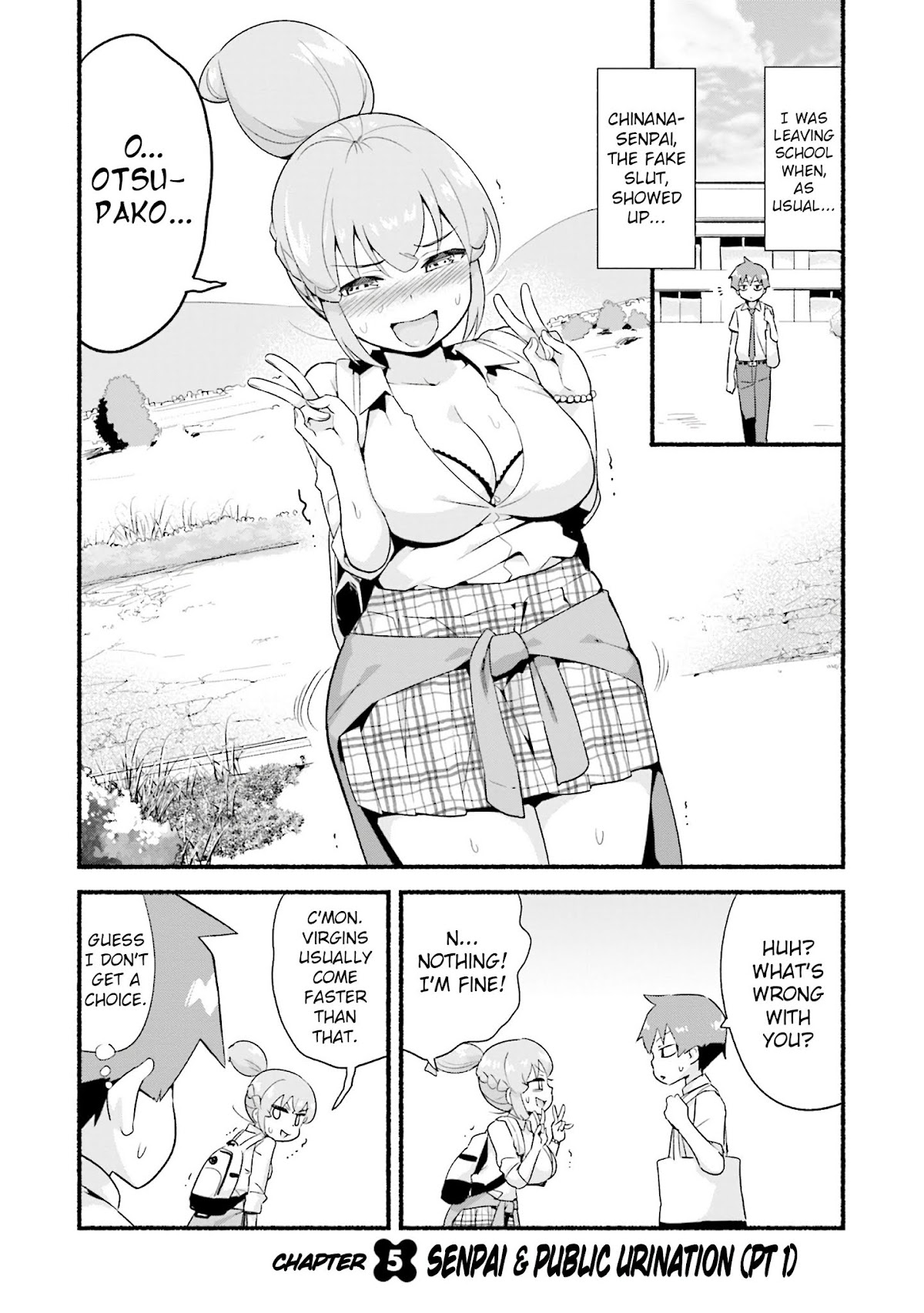 Uso-Bitch Senpai Chapter 5 page 1 - Chapter 5