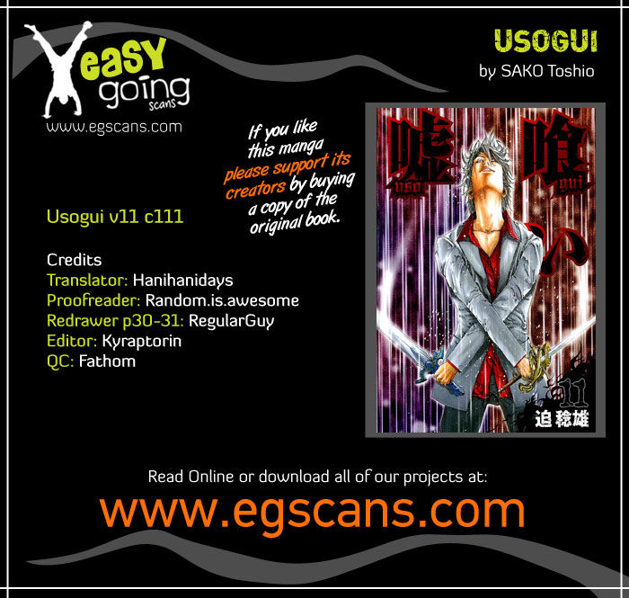 Usogui Chapter 111 page 1 - Chapter 111 : Battle Royale