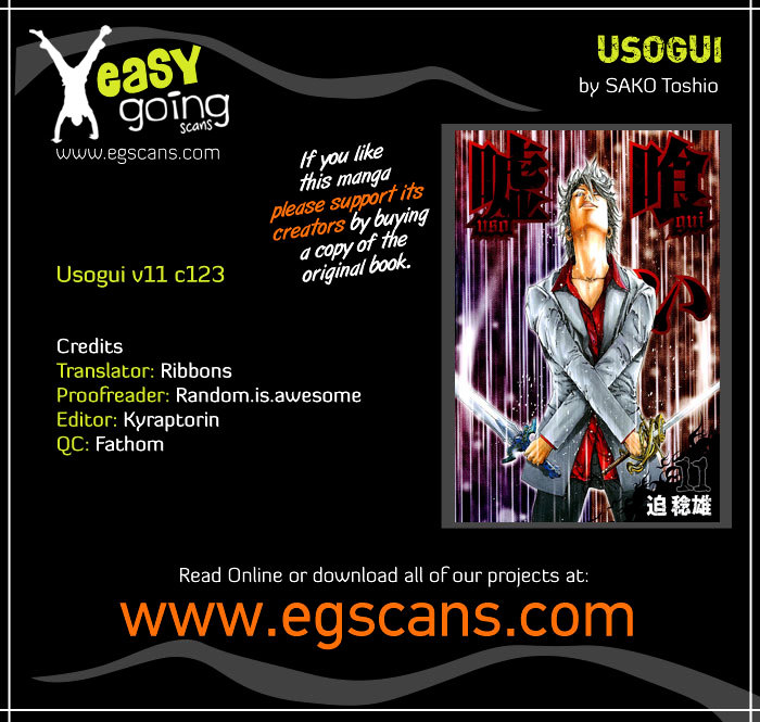 Usogui Chapter 123 page 1 - Chapter 123 : A Savage Existence