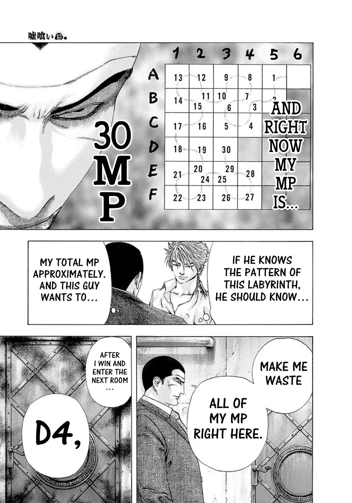 Usogui Chapter 136 page 13 - Chapter 136: Characteristic of an Elite