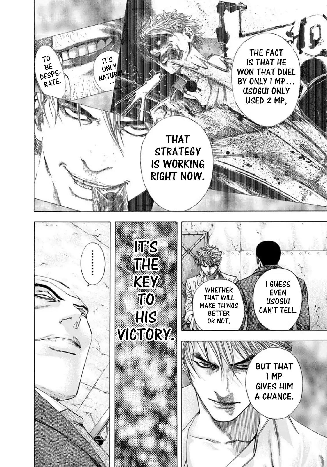 Usogui Chapter 136 page 8 - Chapter 136: Characteristic of an Elite