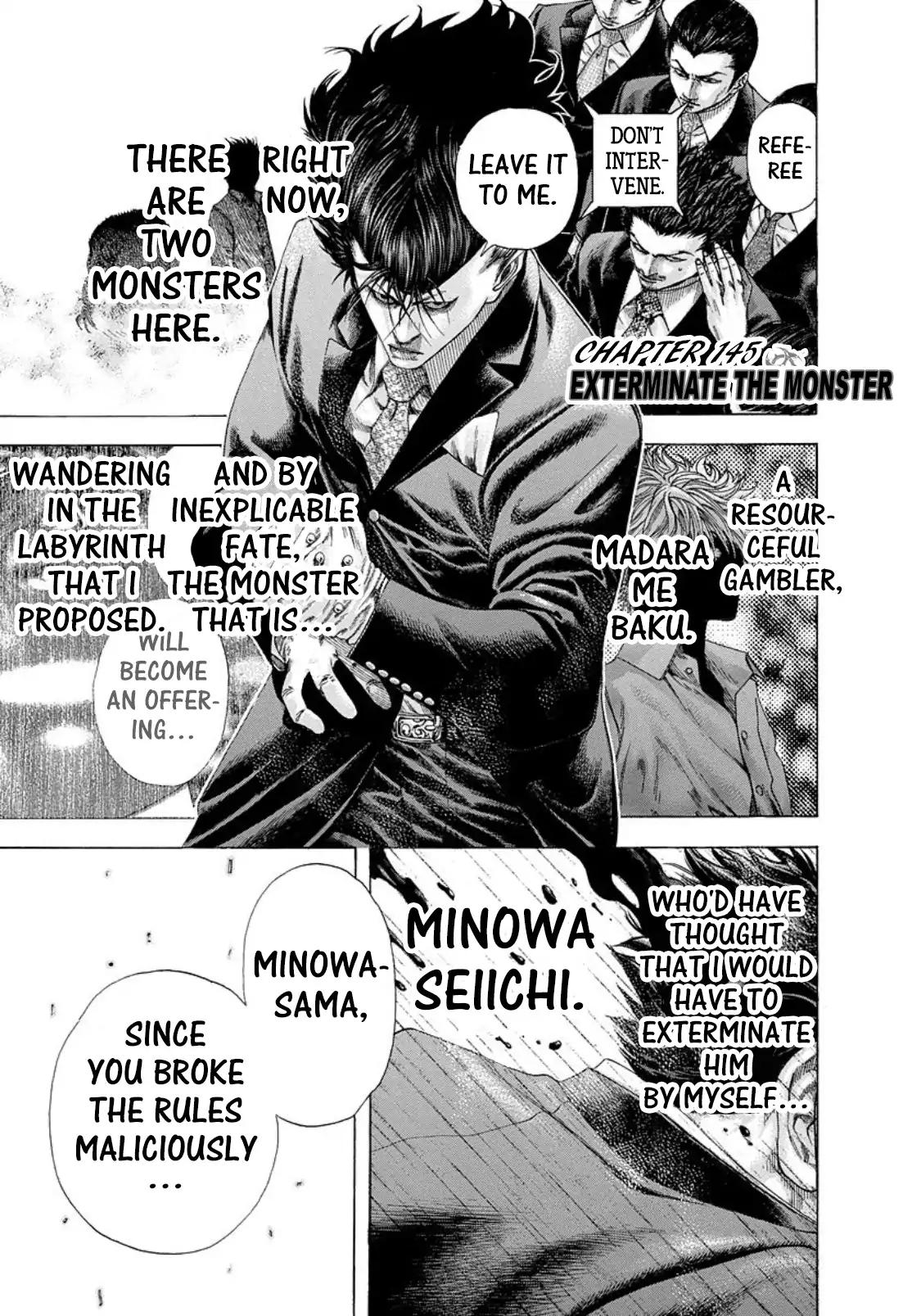 Usogui Chapter 145 page 1 - Chapter 145