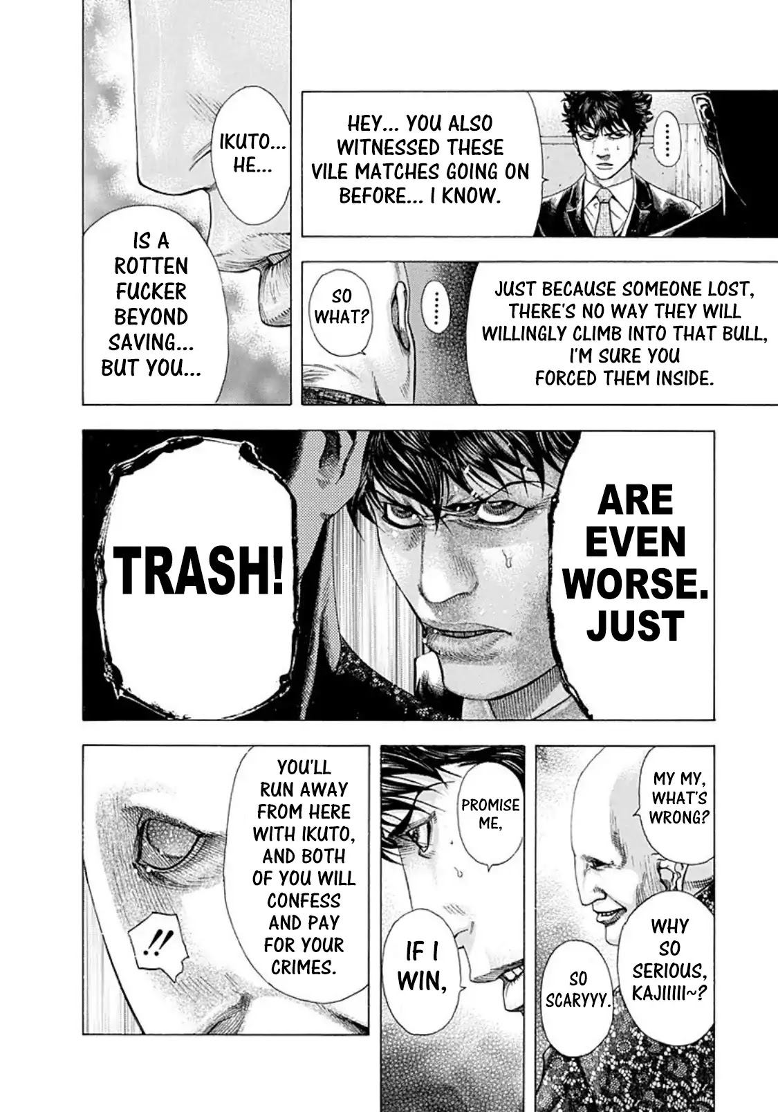 Usogui Chapter 158 page 10 - Chapter 158: The Infernal Bull