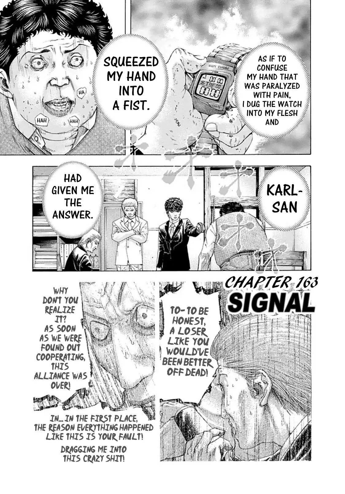 Usogui Chapter 163 page 1 - Chapter 163: Signal