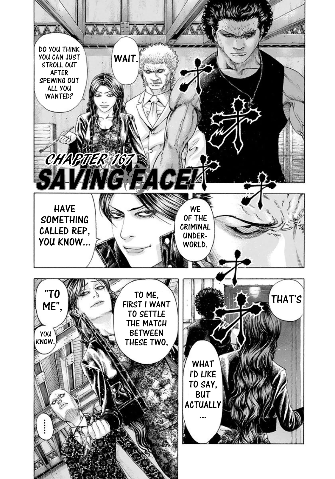 Usogui Chapter 167 page 1 - Chapter 167: Saving Face!
