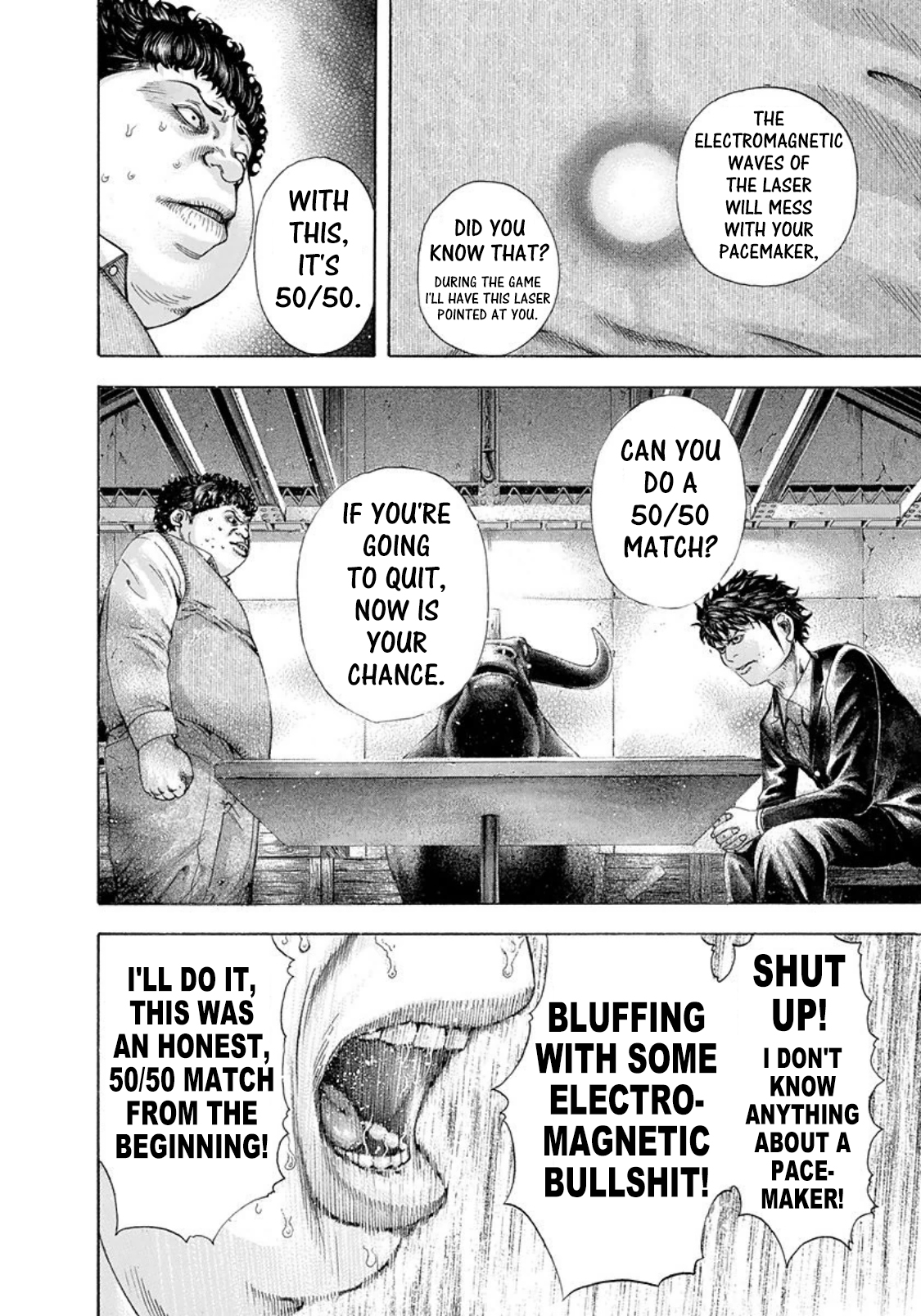 Usogui Chapter 168 page 10 - Chapter 168: Laser Pointer
