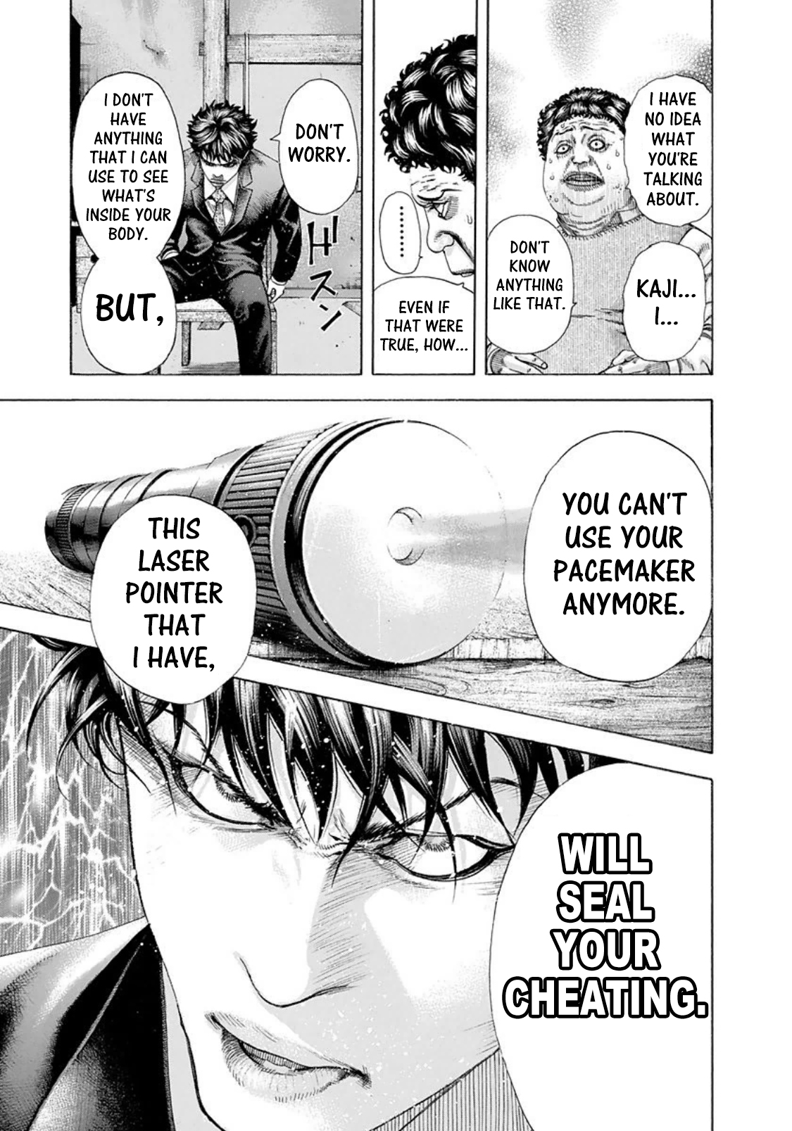 Usogui Chapter 168 page 9 - Chapter 168: Laser Pointer