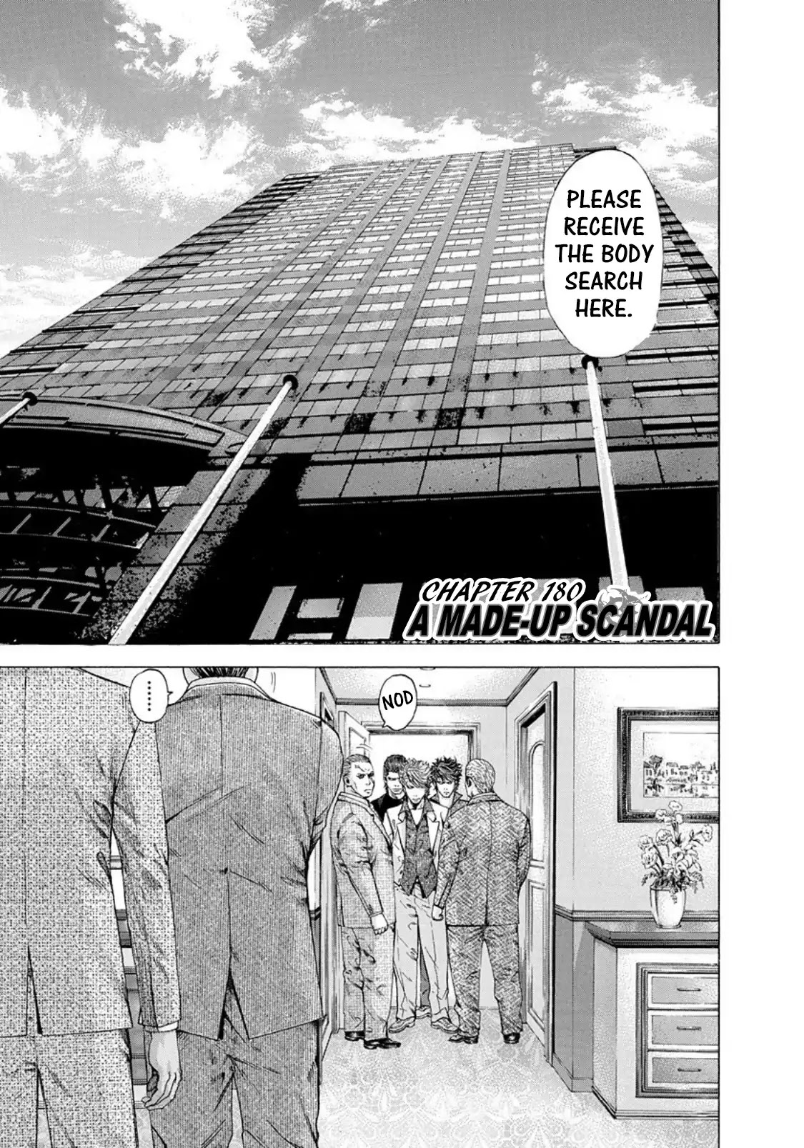 Usogui Chapter 180 page 1 - Chapter 180: A Made-up Scandal