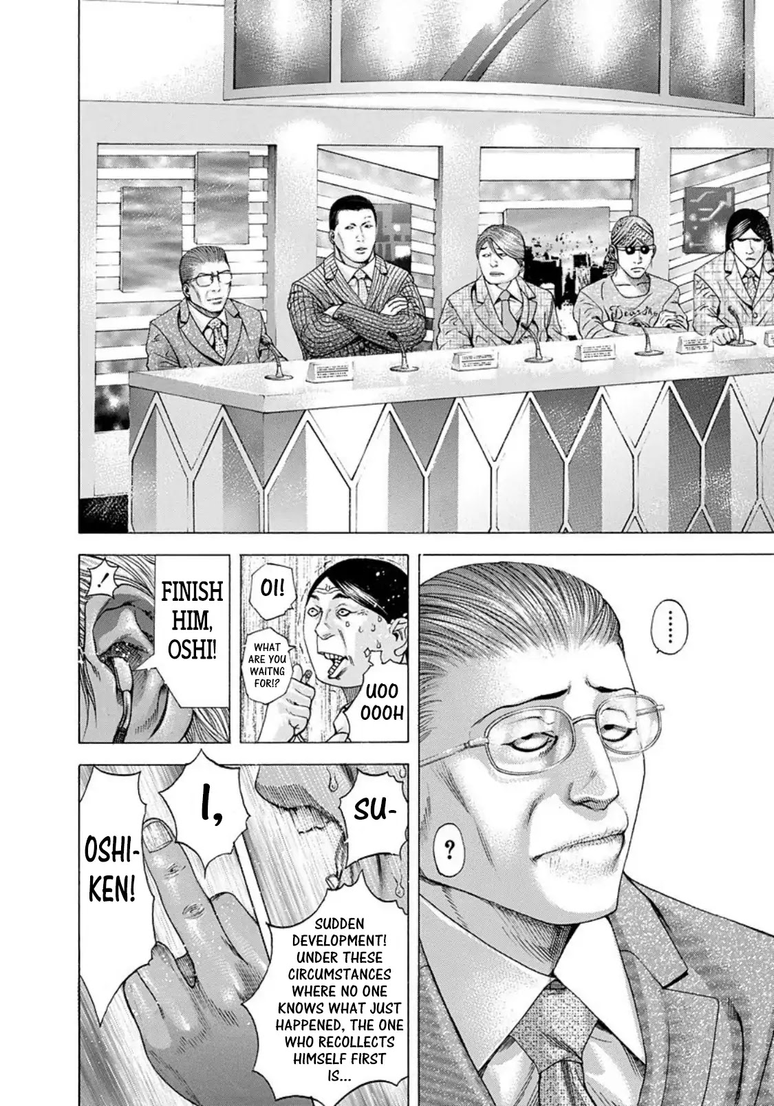 Usogui Chapter 182 page 10 - Chapter 182: TV Like Never Before