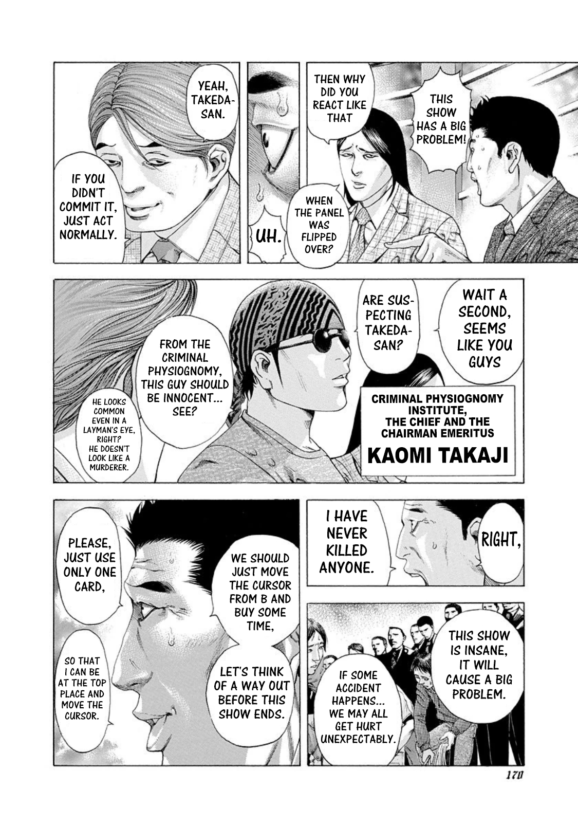 Usogui Chapter 184 page 14 - Chapter 184: People Covered In Blood