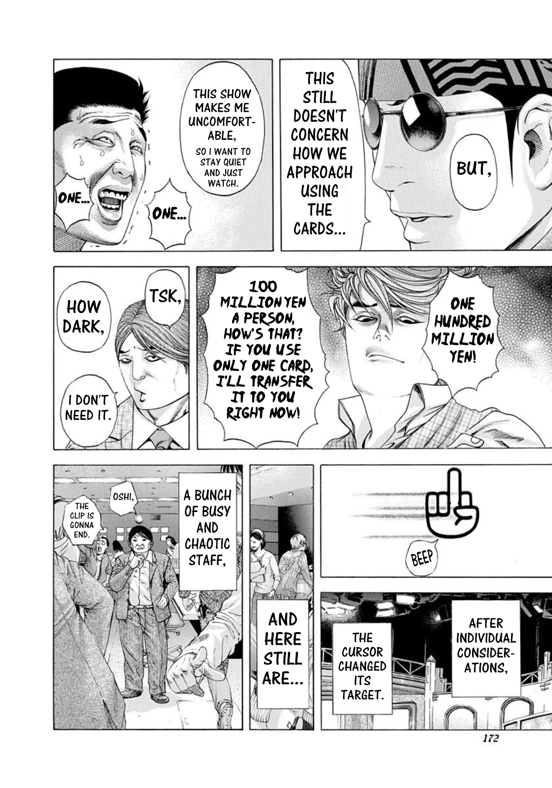 Usogui Chapter 184 page 16 - Chapter 184: People Covered In Blood