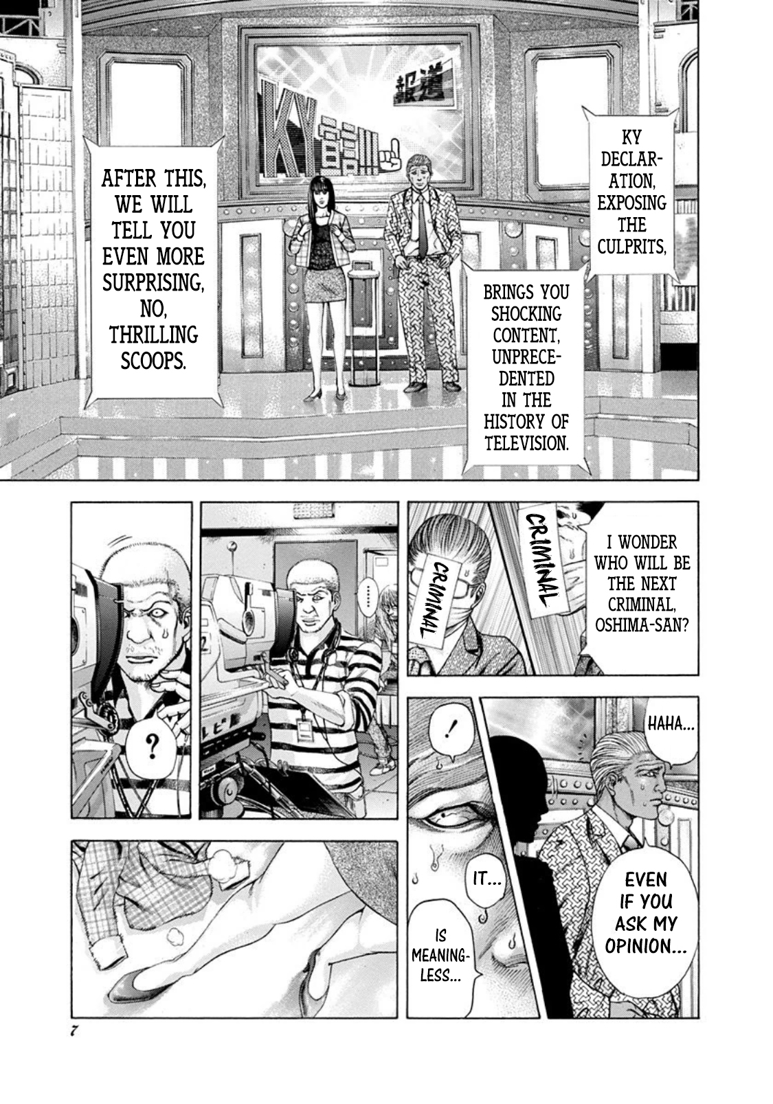 Usogui Chapter 187 page 3 - Chapter 187: The Darkness Is Calling