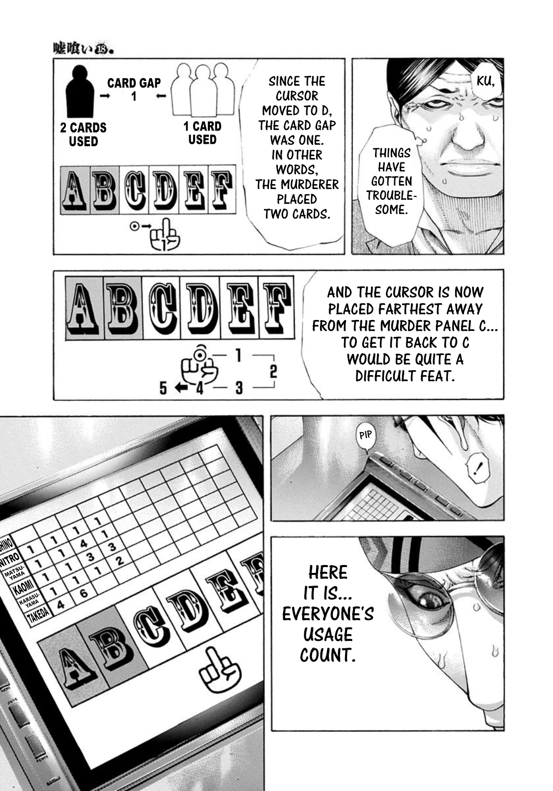 Usogui Chapter 190 page 15 - Chapter 190: Fool