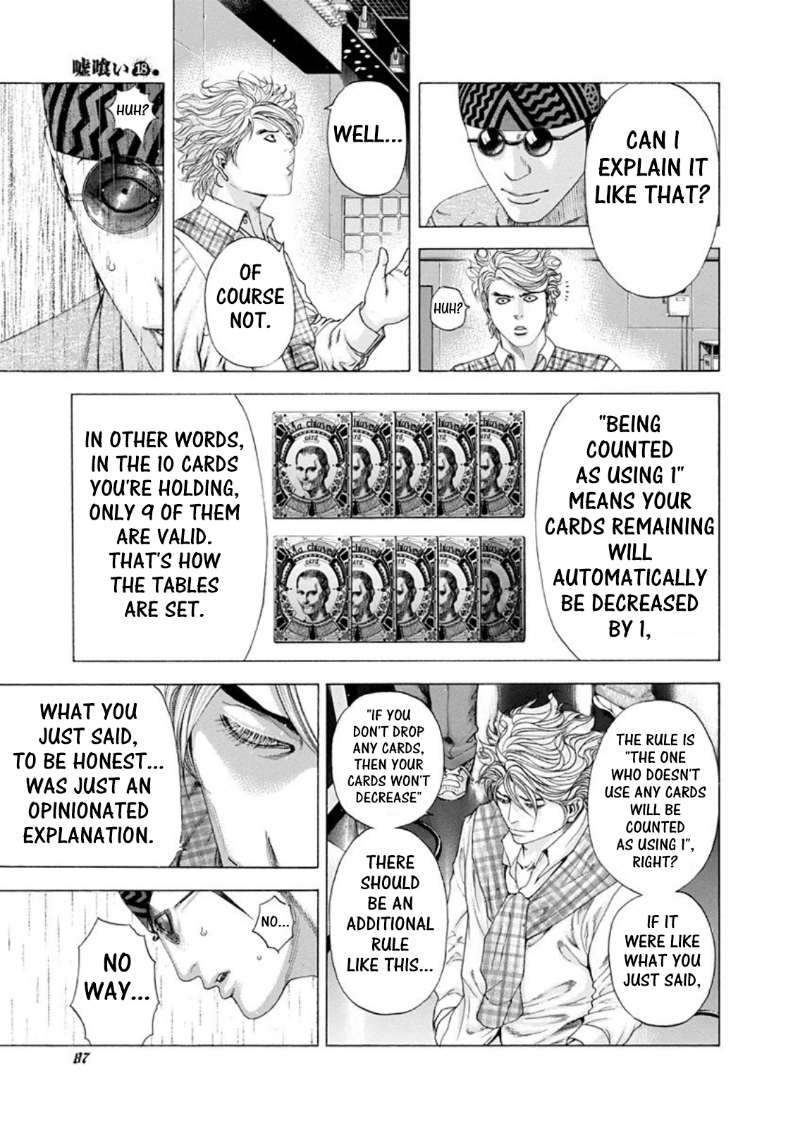 Usogui Chapter 191 page 9 - Chapter 191: Rules And Hints