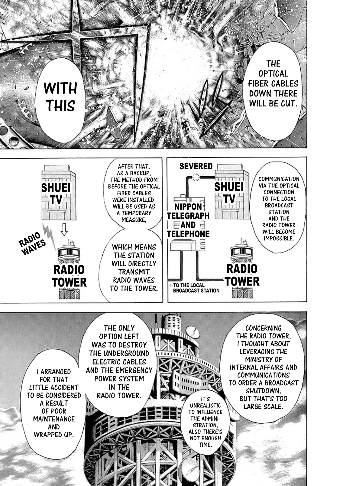 Usogui Chapter 198 page 15 - Chapter 198: Natural Disaster