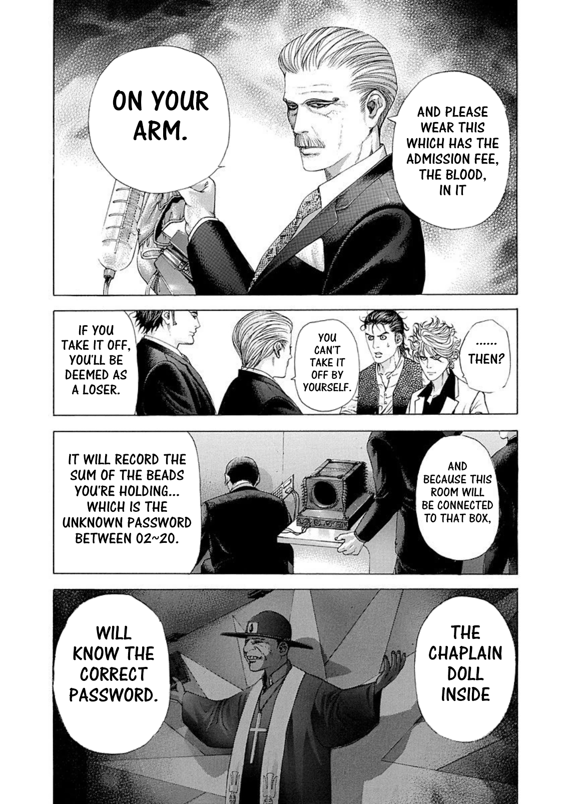 Usogui Chapter 209 page 4 - Chapter 209: The Bloody Chaplain