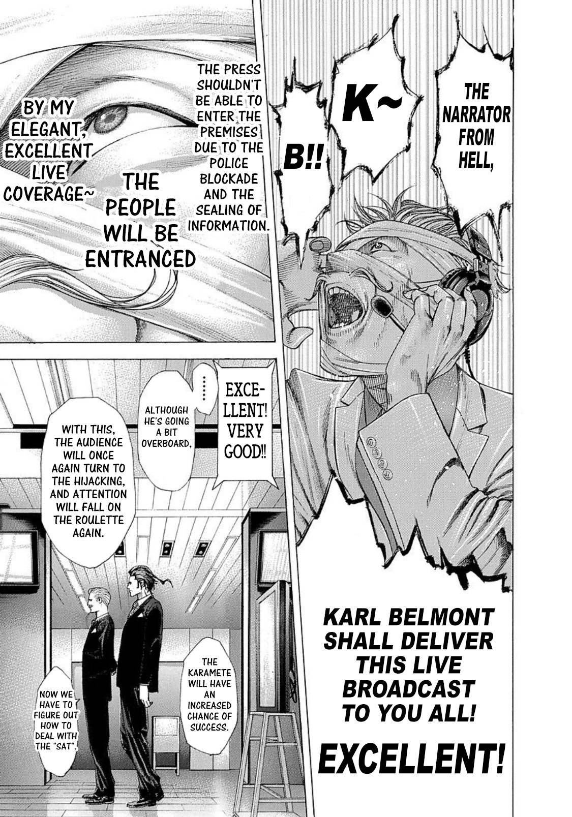 Usogui Chapter 214 page 5 - Chapter 214: The Narrator From Hell