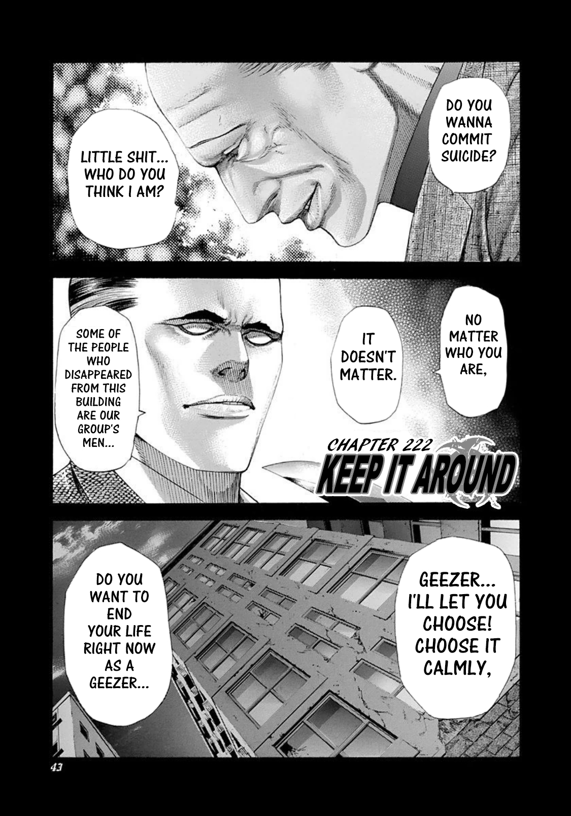 Usogui Chapter 222 page 1 - Chapter 222: Keep It Around