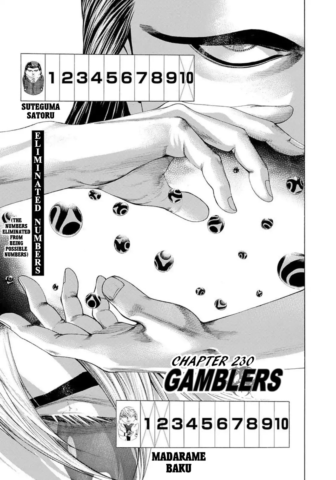 Usogui Chapter 230 page 1 - Chapter 230: Gamblers
