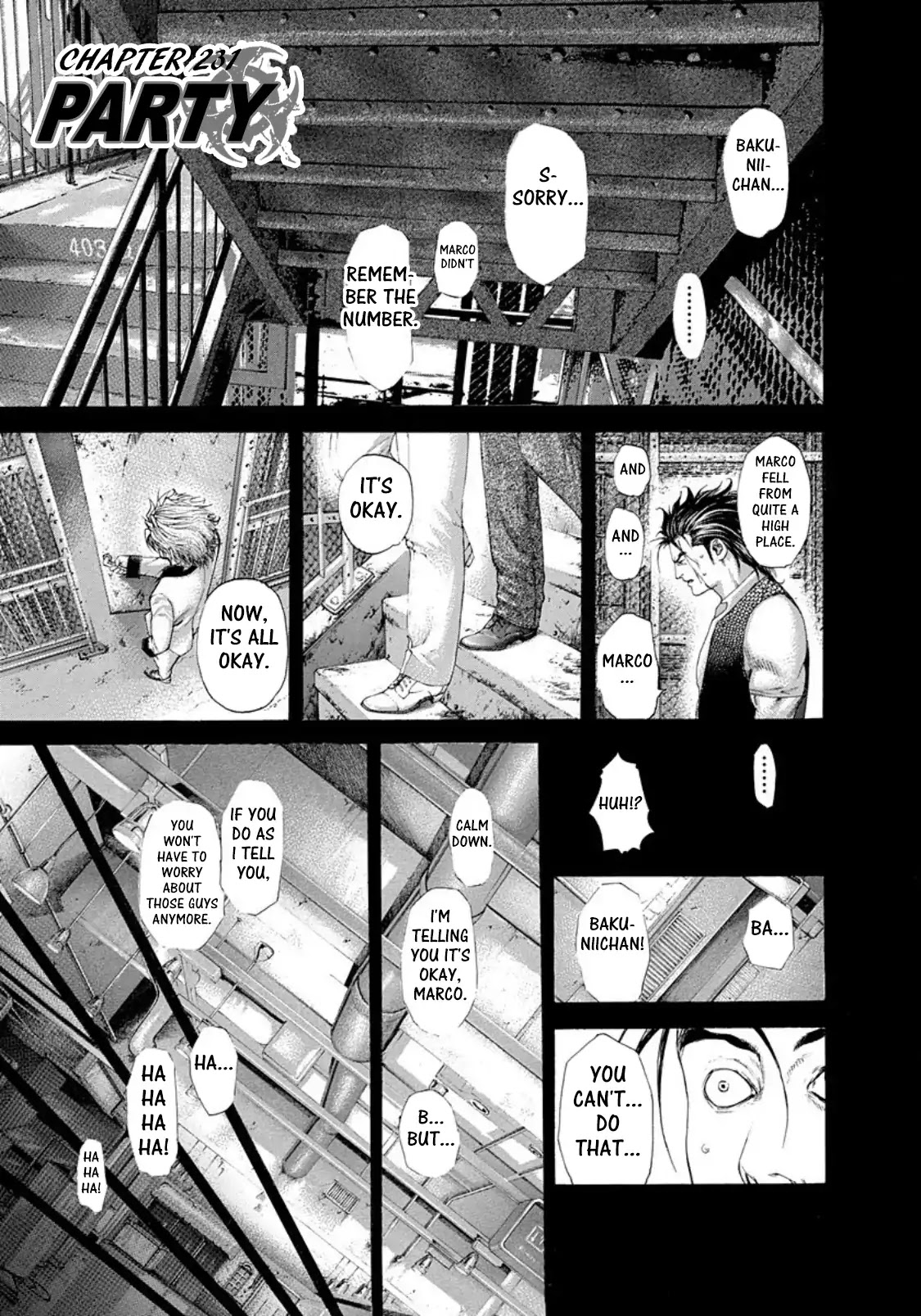 Usogui Chapter 231 page 1 - Chapter 231: Party