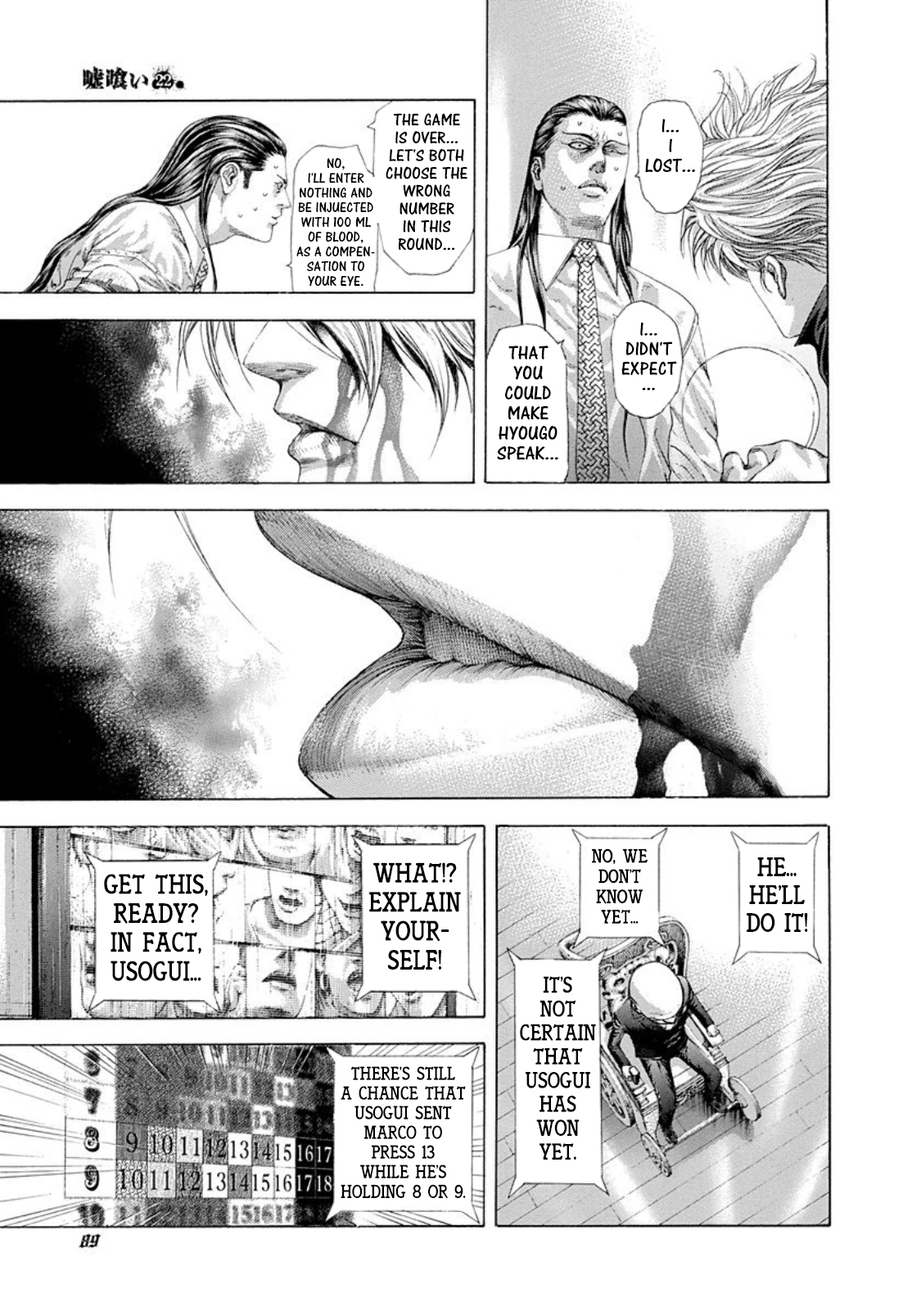 Usogui Chapter 235 page 10 - Chapter 235: The Devil's Number