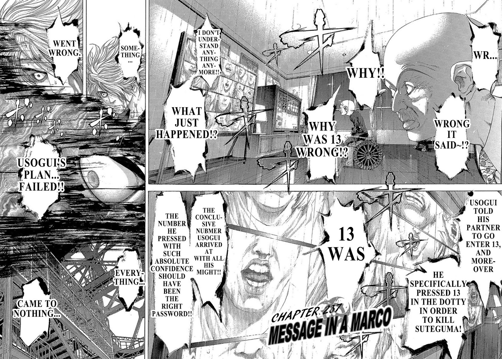 Usogui Chapter 237 page 2 - Chapter 237: Message In A Marco
