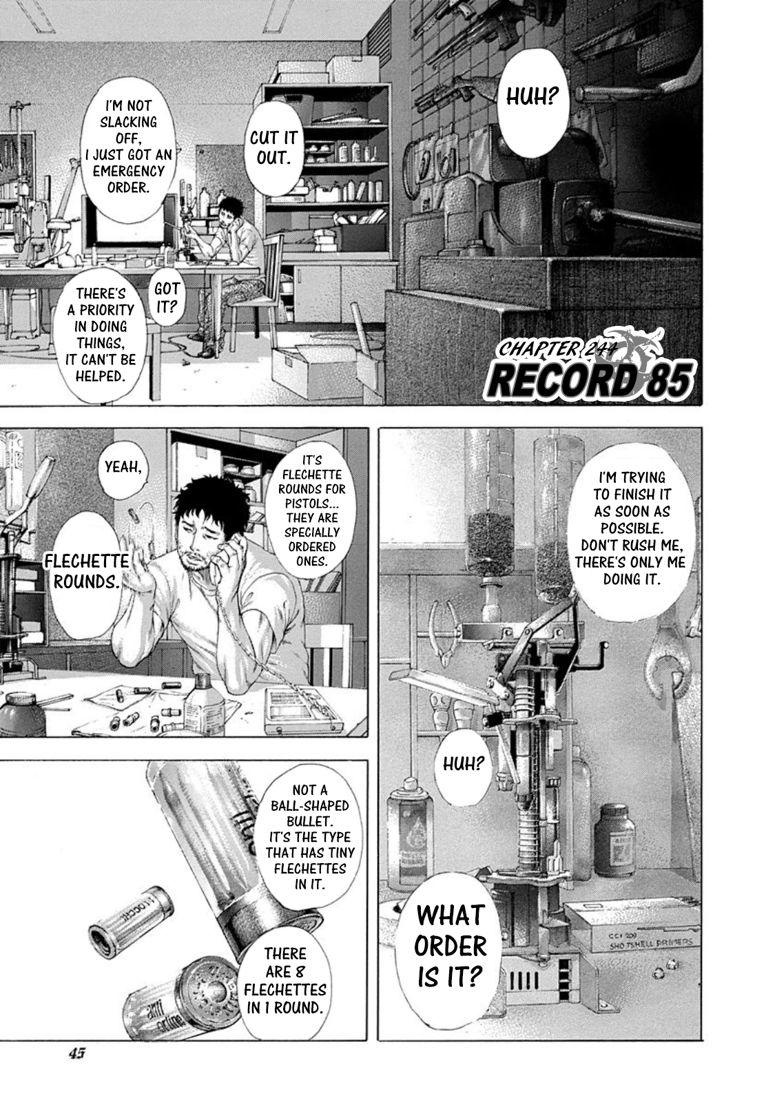 Usogui Chapter 244 page 1 - Chapter 244: Record 85