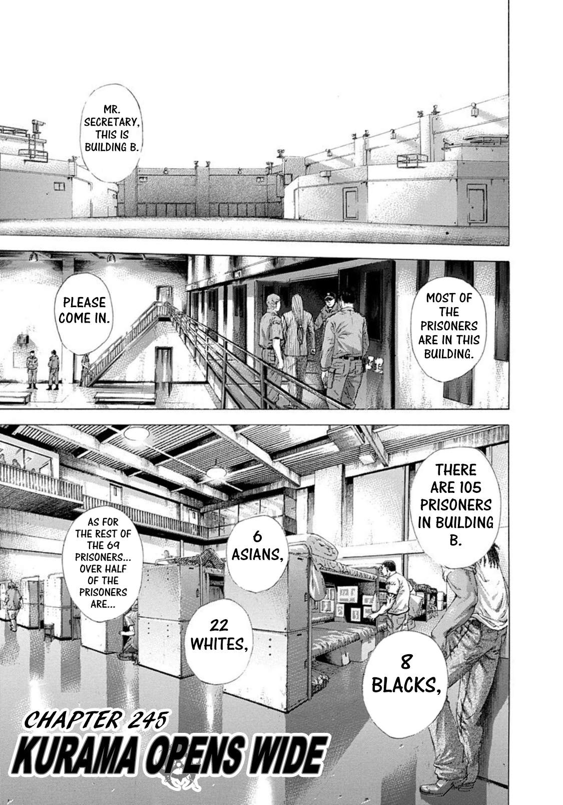 Usogui Chapter 245 page 1 - Chapter 245: Kurama Opens Wide