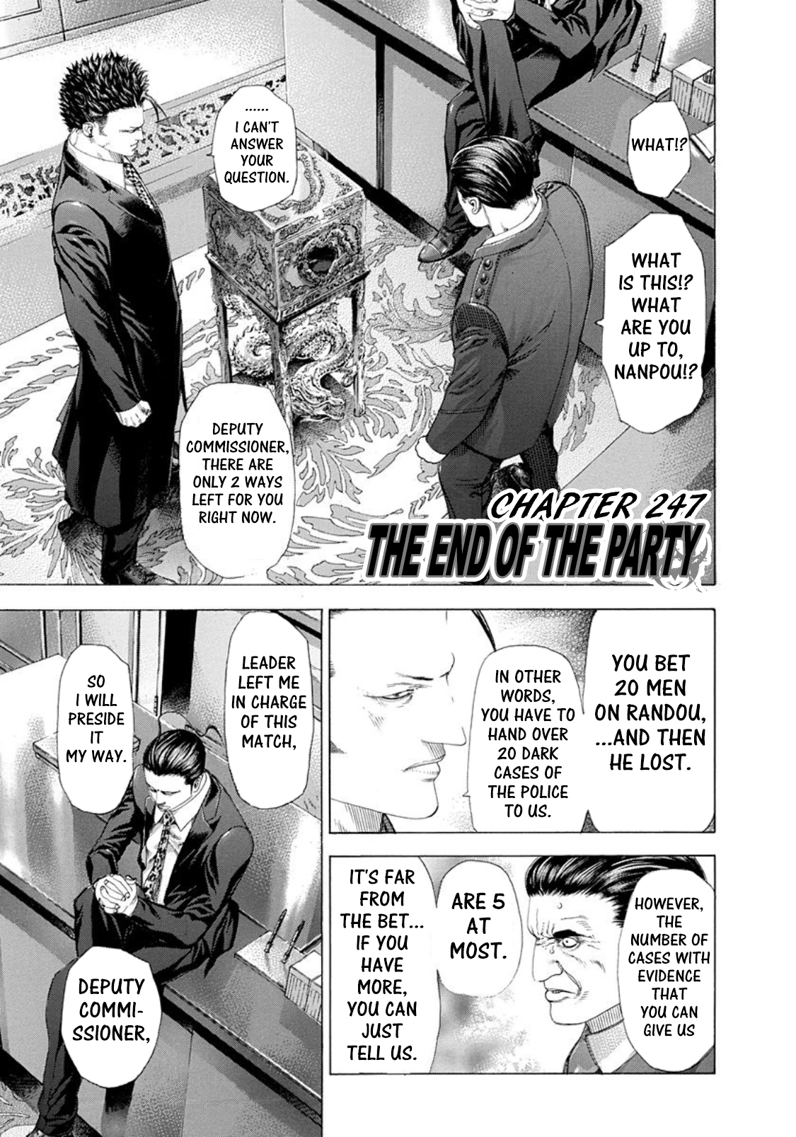 Usogui Chapter 247 page 1 - Chapter 247: The End Of The Party