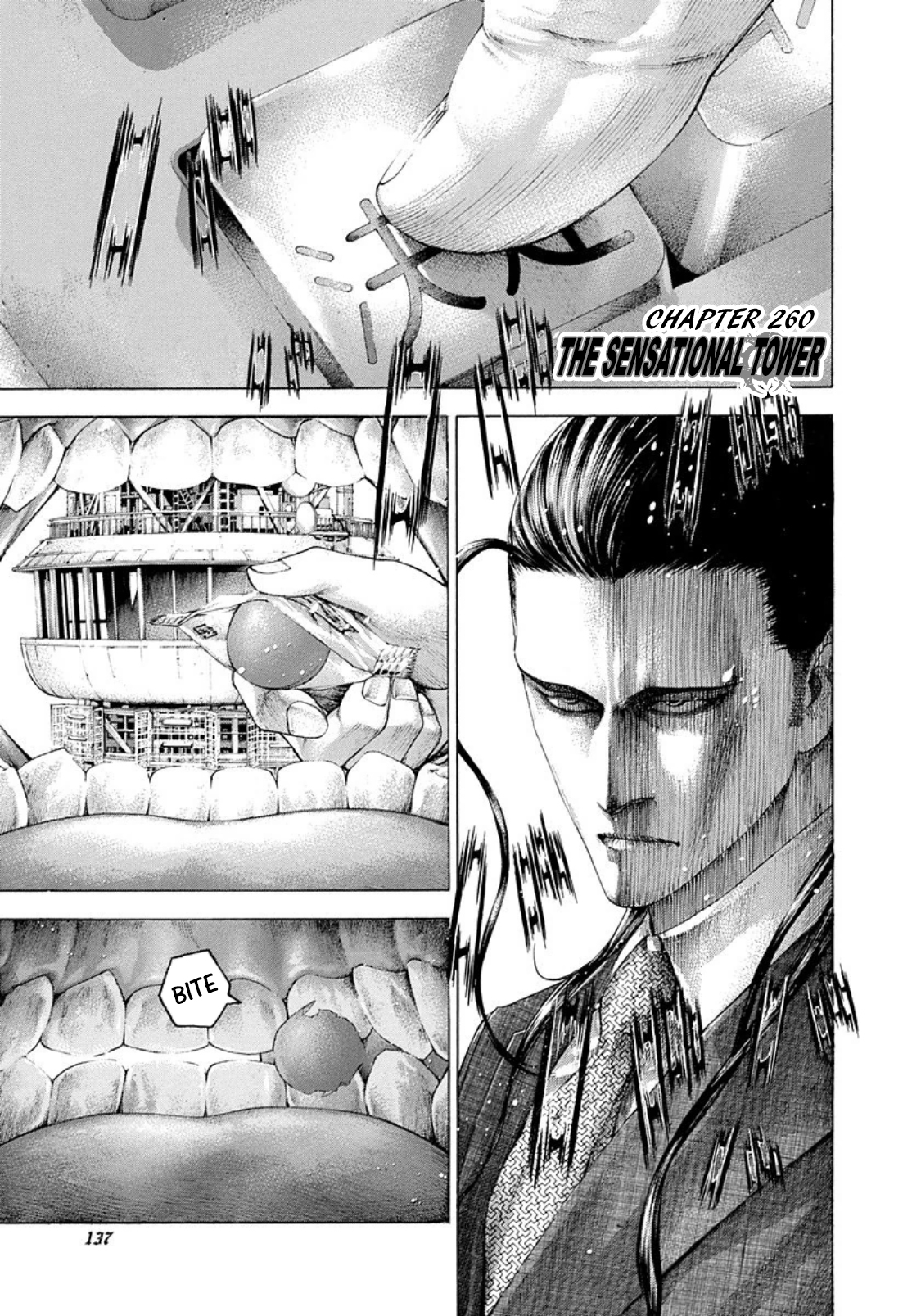 Usogui Chapter 260 page 1 - Chapter 260: The Sensational Tower