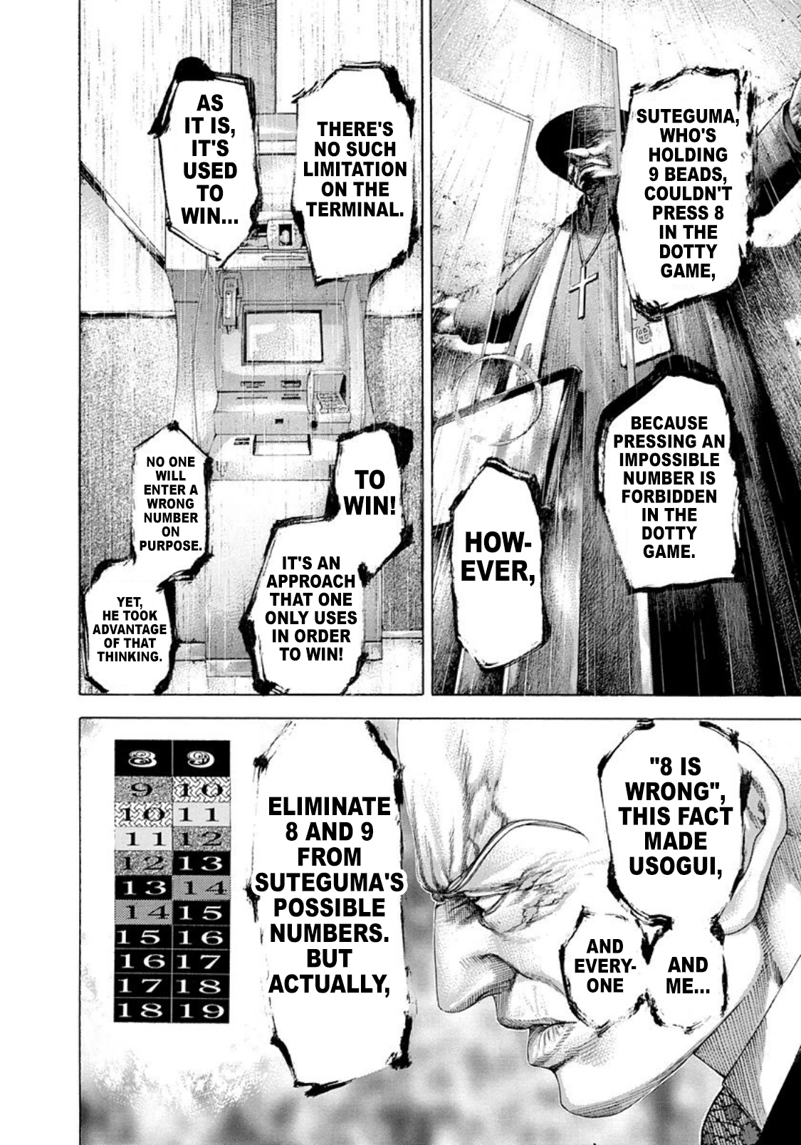 Usogui Chapter 260 page 9 - Chapter 260: The Sensational Tower