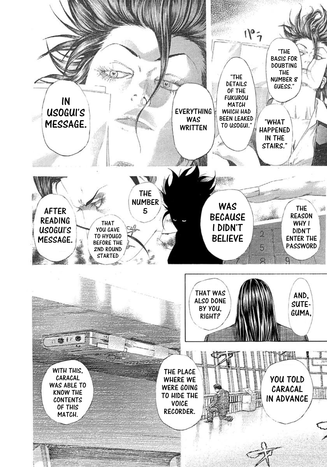 Usogui Chapter 262 page 9 - Chapter 262: The Weird Feeling In Violence, Bullets And Deceit
