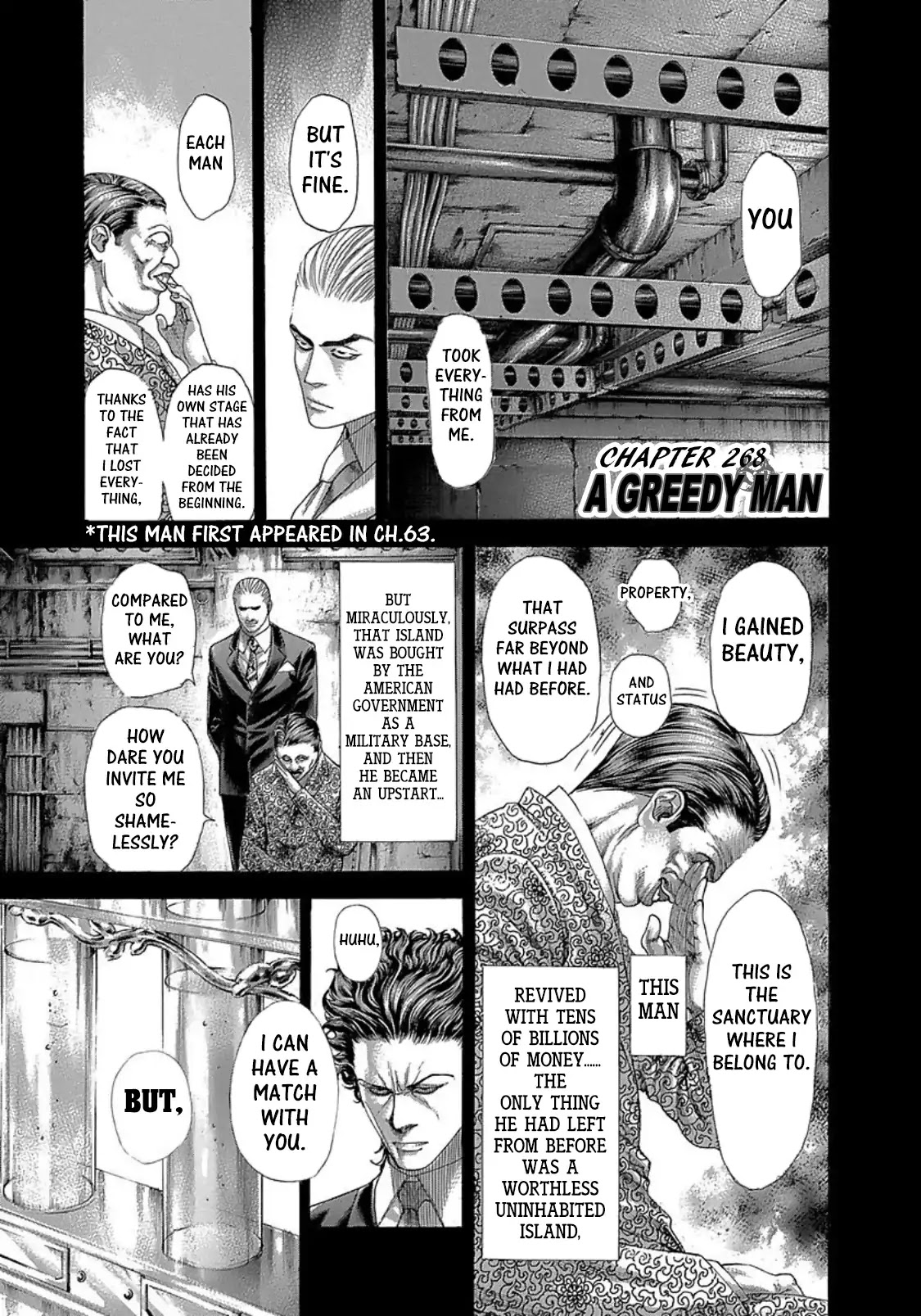 Usogui Chapter 268 page 1 - Chapter 268: A Greedy Man