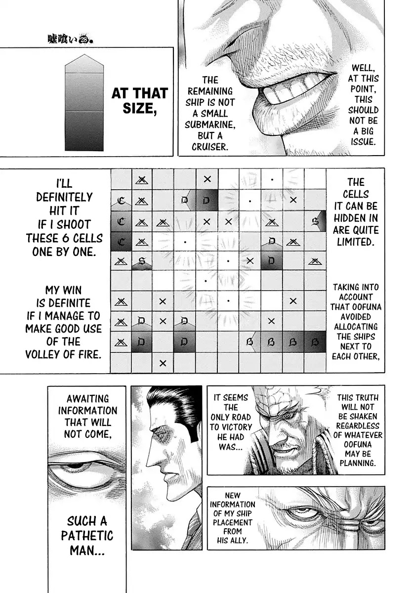 Usogui Chapter 297 page 13 - Chapter 297: A Straight Ball Of Madness