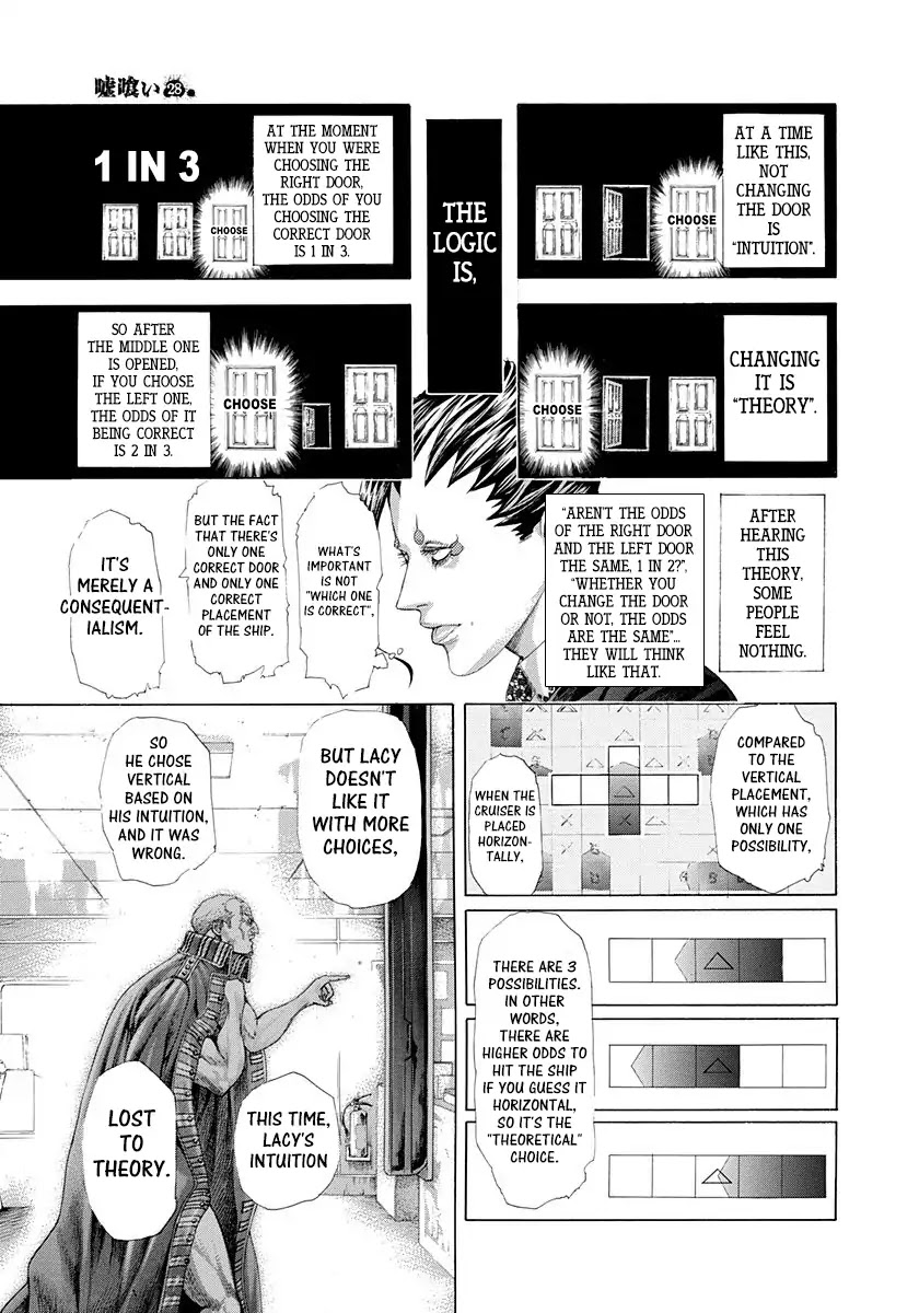 Usogui Chapter 302 page 3 - Chapter 302: Intuition And Theory