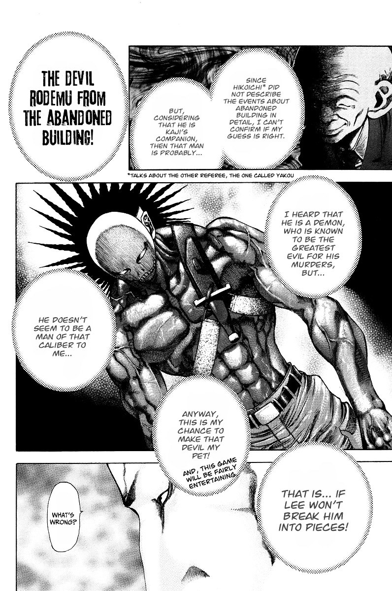 Usogui Chapter 32 page 13 - Chapter 32 : Kakerou's Prodigy