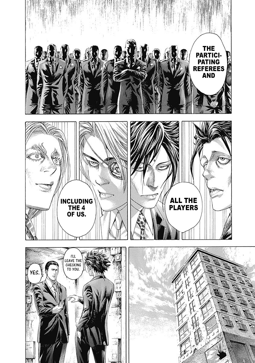 Usogui Chapter 326 page 9 - Chapter 326: “Time”, “Men”, “Location”