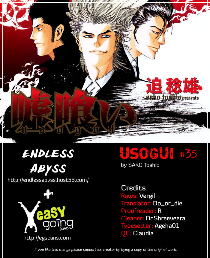 Usogui Chapter 35 page 1 - Chapter 35 : Revolusionist Appears