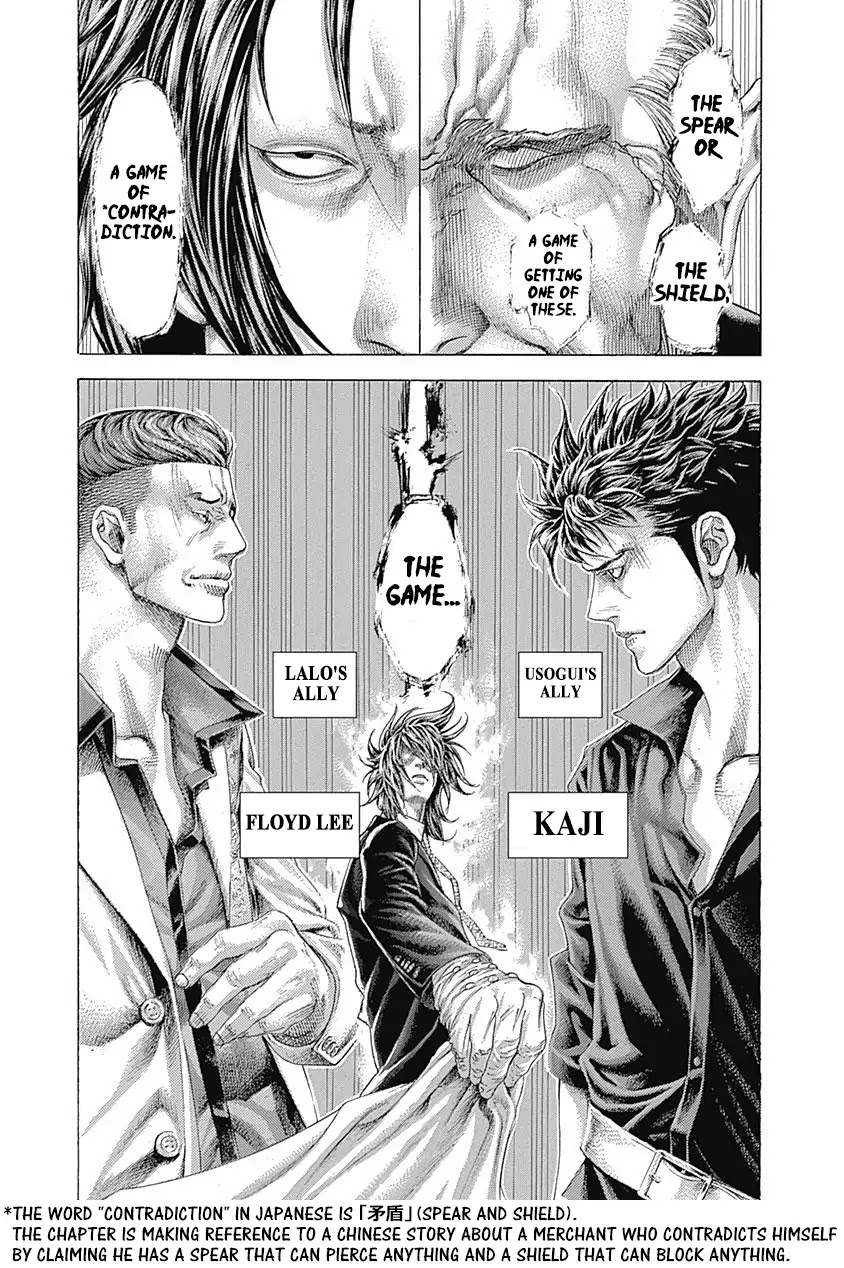 Usogui Chapter 365 page 15 - Chapter 365: Game Of Contradiction