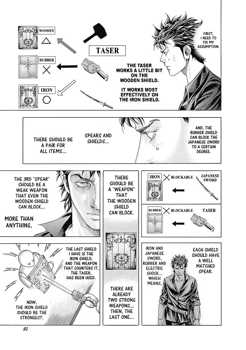 Usogui Chapter 366 page 15 - Chapter 366: The 3rd Spear
